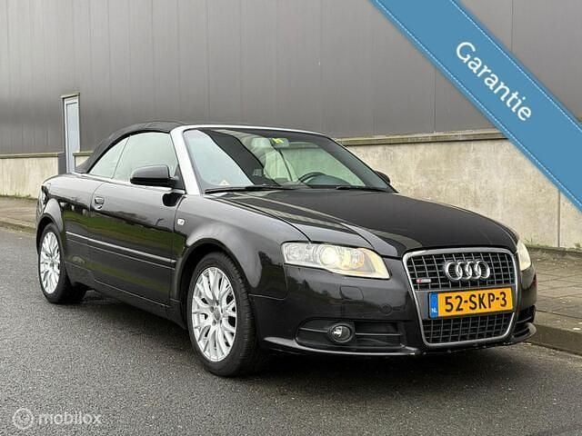 Zwart Gebruikt 2007 Audi A4 Cabriolet S-Line Cabriolet | € 8.500 (Eerlijke prijs) - Afbeelding 1/4
