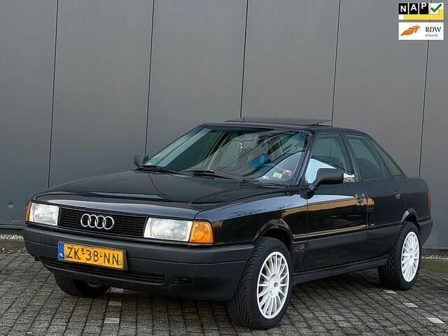 Zwart Occasion 1991 Audi 80 Sedan | € 1.499 - Afbeelding 1/4