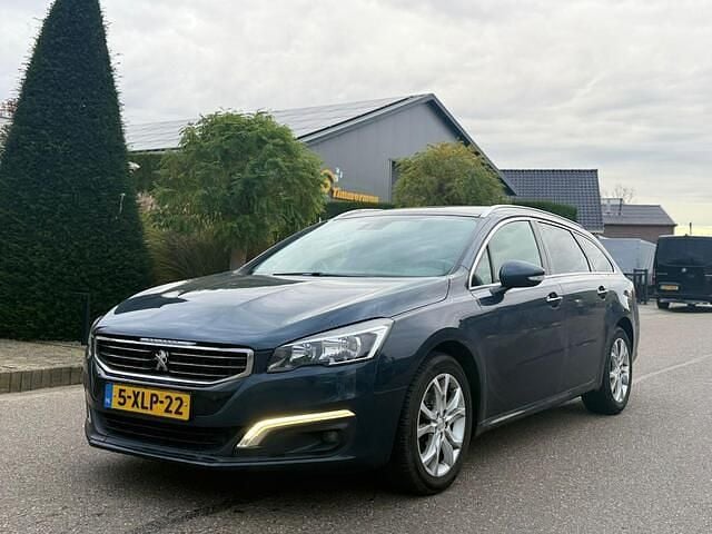 Blauw Gebruikt 2014 Peugeot 508 SW Allure Stationwagen | € 4.650 - Afbeelding 1/4