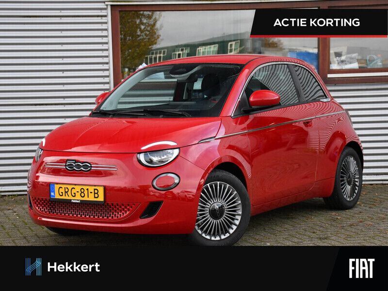 Rood Gebruikt 2024 Fiat 500e Urban Hatchback | € 32.995 (Duur) - Afbeelding 1/4
