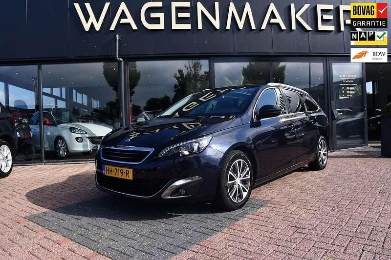 Blauw Gebruikt 2015 Peugeot 308 Premium Stationwagen | € 6.450 (Goede deal) - Afbeelding 1/4
