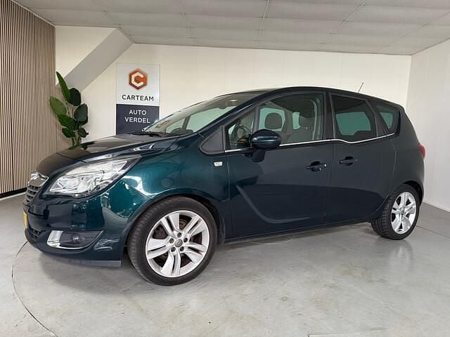 Groen Gebruikt 2014 Opel Meriva Cosmo MPV | € 5.950 (Eerlijke prijs) - Afbeelding 1/4