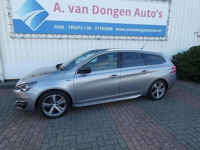 Grijs Gebruikt 2016 Peugeot 308 GT-line Stationwagen | € 10.995 (Eerlijke prijs) - Afbeelding 1/4