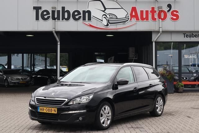 Zwart Gebruikt 2015 Peugeot 308 Stationwagen | € 6.695 (Goede deal) - Afbeelding 1/4