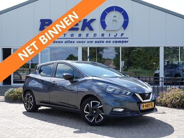 Grijs, metallic lak Gebruikt 2022 Nissan Micra Hatchback | € 14.945 (Eerlijke prijs) - Afbeelding 1/4