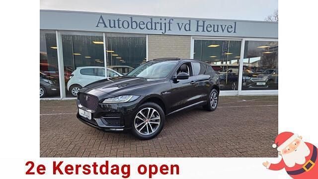 Zwart Occasion 2019 Jaguar F-Pace R-Sport SUV | € 27.950 (Super prijs) - Afbeelding 1/4