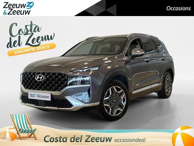 Grijs Gebruikt 2021 Hyundai Santa Fe Premium SUV | € 34.950 (Eerlijke prijs) - Afbeelding 1/4