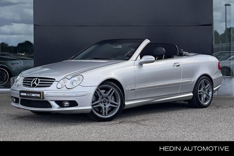 Zilver Gebruikt 2004 Mercedes CLK500 AMG line Cabriolet | € 22.750 - Afbeelding 1/4