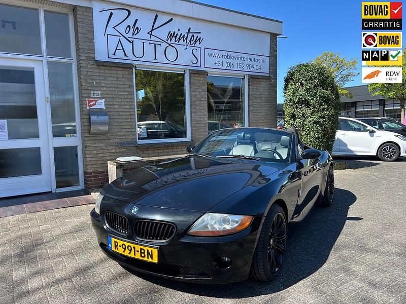 Zwart Gebruikt 2003 BMW Z4 Cabriolet | € 9.950 (Super prijs) - Afbeelding 1/4