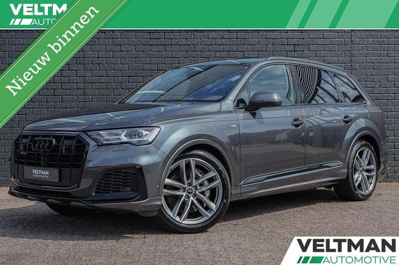 Grijs Gebruikt 2022 Audi Q7 S-Line SUV | € 60.945 (Super prijs) - Afbeelding 1/4