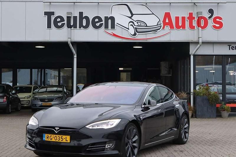 Zwart Gebruikt 2017 Tesla Model S Hatchback | € 23.985 - Afbeelding 1/4