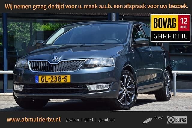 Grijs Gebruikt 2015 Skoda Rapid Style Hatchback | € 9.890 (Iets duurder) - Afbeelding 1/3