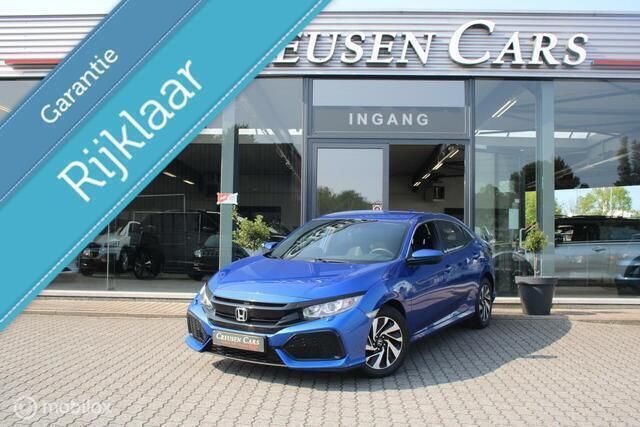 Blauw Gebruikt 2018 Honda Civic Comfort Hatchback | € 13.950 (Eerlijke prijs) - Afbeelding 1/4