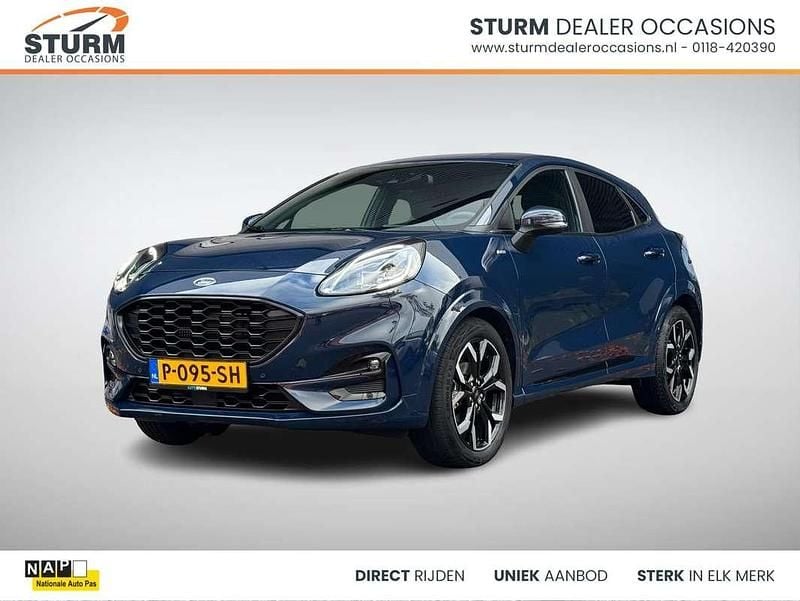 Blauw Gebruikt 2022 Ford Puma Gen-E ST-Line X SUV | € 20.890 (Eerlijke prijs) - Afbeelding 1/4