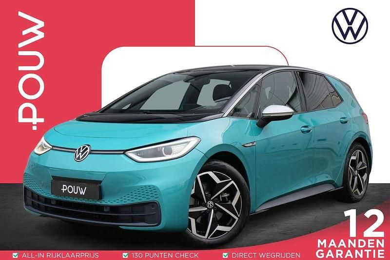 Groen Gebruikt 2020 VW ID.3 Life Hatchback | € 18.950 (Eerlijke prijs) - Afbeelding 1/4