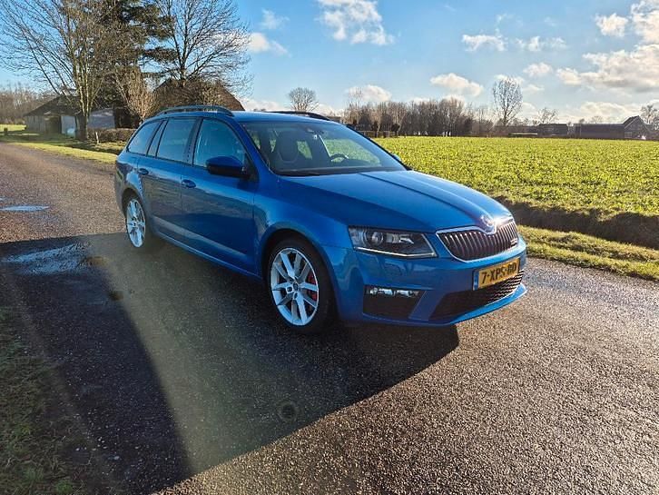 Occasion Skoda Octavia RS 220 PK (161 kW) 2014 Blauw Stationwagen