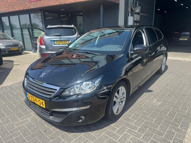 Zwart Gebruikt 2014 Peugeot 308 Stationwagen | € 3.995 (Eerlijke prijs) - Afbeelding 1/4