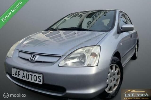 Grijs Gebruikt 2003 Honda Civic LS Hatchback | € 1.498 (Eerlijke prijs) - Afbeelding 1/4