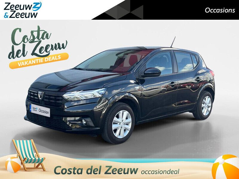 Zwart Gebruikt 2023 Dacia Sandero Comfort Hatchback | € 16.445 (Eerlijke prijs) - Afbeelding 1/3