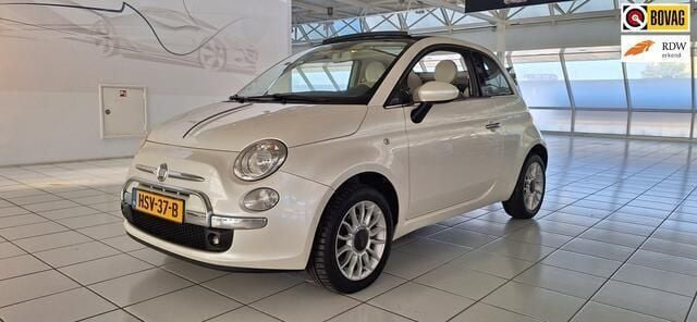 Wit Gebruikt 2010 Fiat 500C Lounge Cabriolet | € 7.250 (Eerlijke prijs) - Afbeelding 1/4