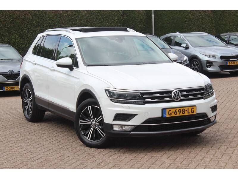 Wit Gebruikt 2016 VW Tiguan Highline SUV | € 19.999 (Eerlijke prijs) - Afbeelding 1/4