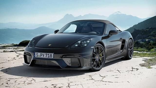 Zwart Gebruikt 2022 Porsche Boxster Spyder Cabriolet | € 159.900 - Afbeelding 1/4