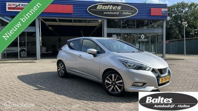 Zilver Gebruikt 2019 Nissan Micra N-Connecta Hatchback | € 10.950 (Iets duurder) - Afbeelding 1/4