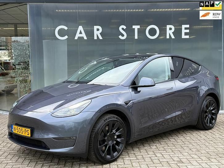 Grijs (metallic) Gebruikt 2021 Tesla Model Y Long Range AWD SUV | € 29.995 (Eerlijke prijs) - Afbeelding 1/4