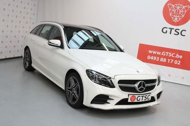 Occasion Mercedes C220 AMG line 194 PK (142 kW) 2020 Wit Stationwagen