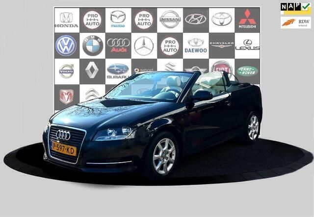 Zwart Gebruikt 2012 Audi A3 Cabriolet Attraction Cabriolet | € 9.940 (Eerlijke prijs) - Afbeelding 1/4