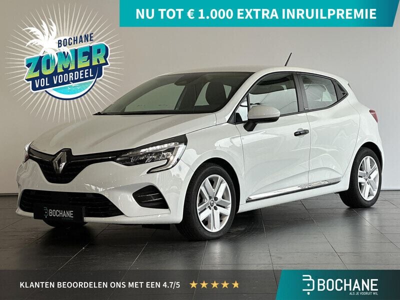 Wit Gebruikt 2021 Renault Clio V Zen Hatchback | € 18.445 (Goede deal) - Afbeelding 1/4