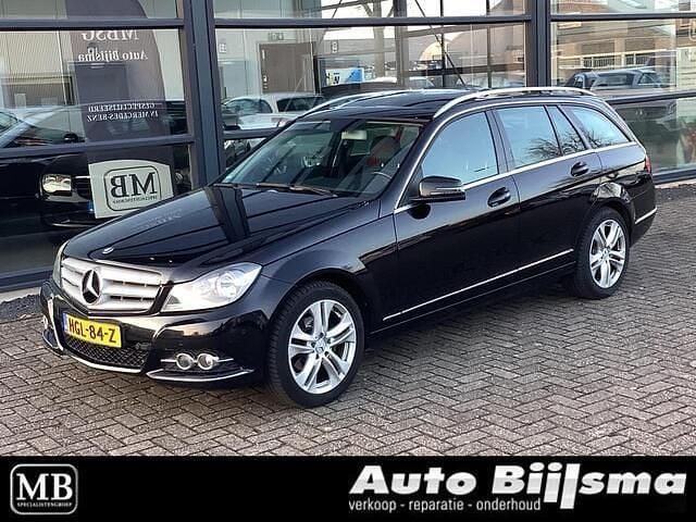 Zwart Occasion 2012 Mercedes C180 Avantgarde Stationwagen | € 10.995 (Eerlijke prijs) - Afbeelding 1/4
