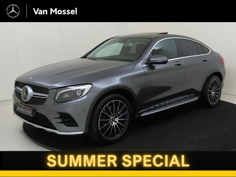 Grijs Gebruikt 2018 Mercedes GLC250 Premium Plus Coupé | € 38.945 (Eerlijke prijs) - Afbeelding 1/4