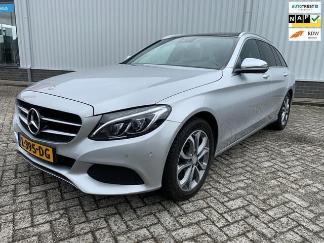 Grijs Gebruikt 2014 Mercedes C220 Prestige Stationwagen | € 14.500 (Eerlijke prijs) - Afbeelding 1/4