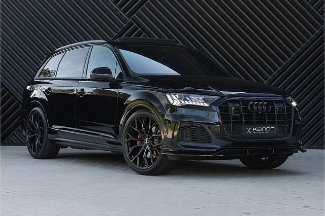 Zwart Gebruikt 2021 Audi Q7 S-Line SUV | € 79.900 - Afbeelding 1/4