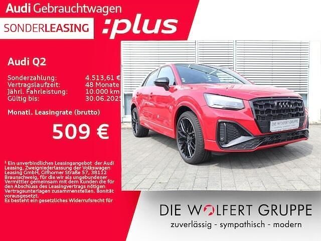 Rood Occasion 2024 Audi Q2 S-Line SUV | € 46.383 - Afbeelding 1/4