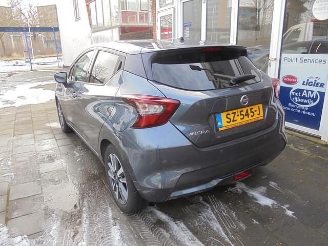 Occasion Nissan Micra Tekna 90 PK (66 kW) 2018 Grijs (metallic) Sedan