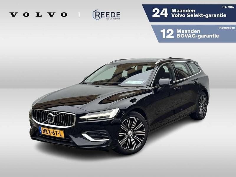 Zwart Gebruikt 2022 Volvo V60 Plus Stationwagen | € 37.850 (Eerlijke prijs) - Afbeelding 1/4