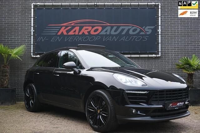 Zwart Gebruikt 2017 Porsche Macan SUV | € 38.950 (Goede deal) - Afbeelding 1/4