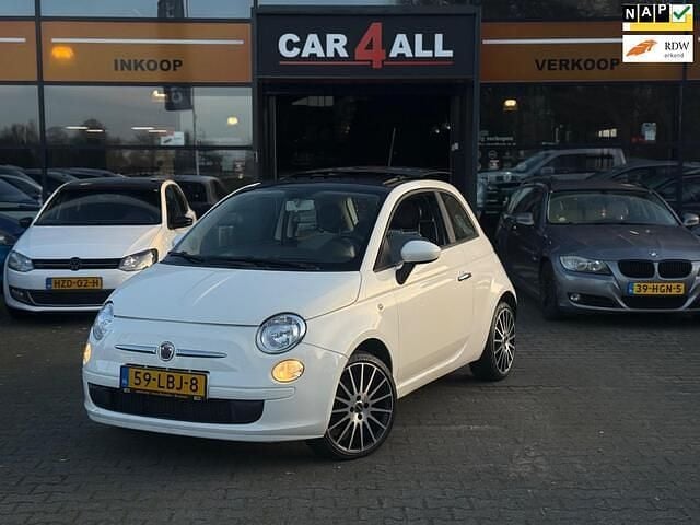 Wit Gebruikt 2010 Fiat 500 Pop Hatchback | € 5.450 (Eerlijke prijs) - Afbeelding 1/4