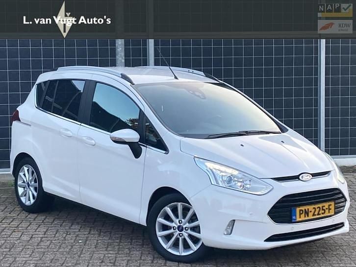 Wit Gebruikt 2017 Ford B-MAX Titanium MPV | € 7.450 (Eerlijke prijs) - Afbeelding 1/4