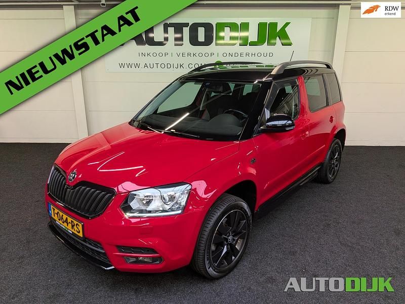 Rood Occasion 2015 Skoda Yeti Elegance SUV | € 13.250 (Eerlijke prijs) - Afbeelding 1/4