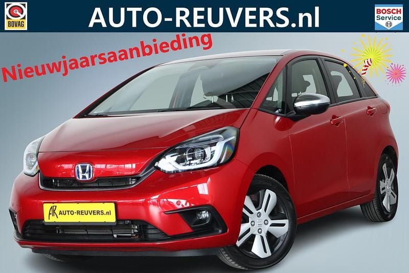 Rood Gebruikt 2022 Honda Jazz Elegance Hatchback | € 21.900 (Eerlijke prijs) - Afbeelding 1/4