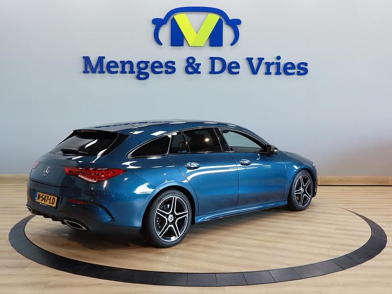 Occasion Mercedes CLA180 Shooting Brake Business 136 PK (100 kW) 2021 Blauw Stationwagen