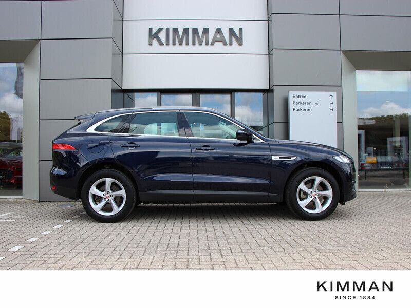 Blauw, metallic lak Gebruikt 2020 Jaguar F-Pace SUV | € 36.500 (Eerlijke prijs) - Afbeelding 1/4