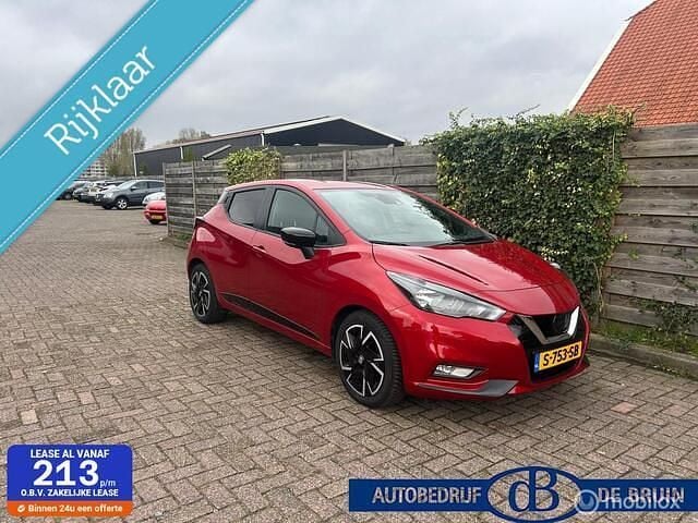 Rood Gebruikt 2023 Nissan Micra Hatchback | € 15.950 (Eerlijke prijs) - Afbeelding 1/4