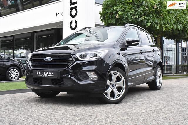 Zwart Gebruikt 2018 Ford Kuga Titanium SUV | € 16.950 (Super prijs) - Afbeelding 1/4