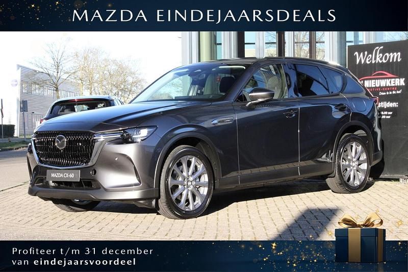 Nieuw Mazda CX-60 Exclusive-Line 136 PK (100 kW) 2025 Grijs SUV