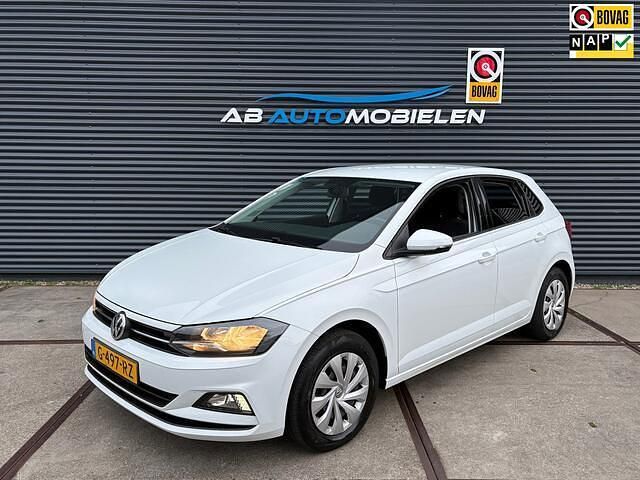 Wit Gebruikt 2019 VW Polo Comfortline Hatchback | € 10.950 (Goede deal) - Afbeelding 1/3