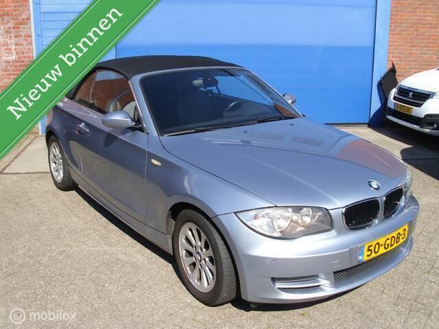 Blauw Gebruikt 2008 BMW 118 Cabriolet Executive Cabriolet | € 6.500 (Eerlijke prijs) - Afbeelding 1/4
